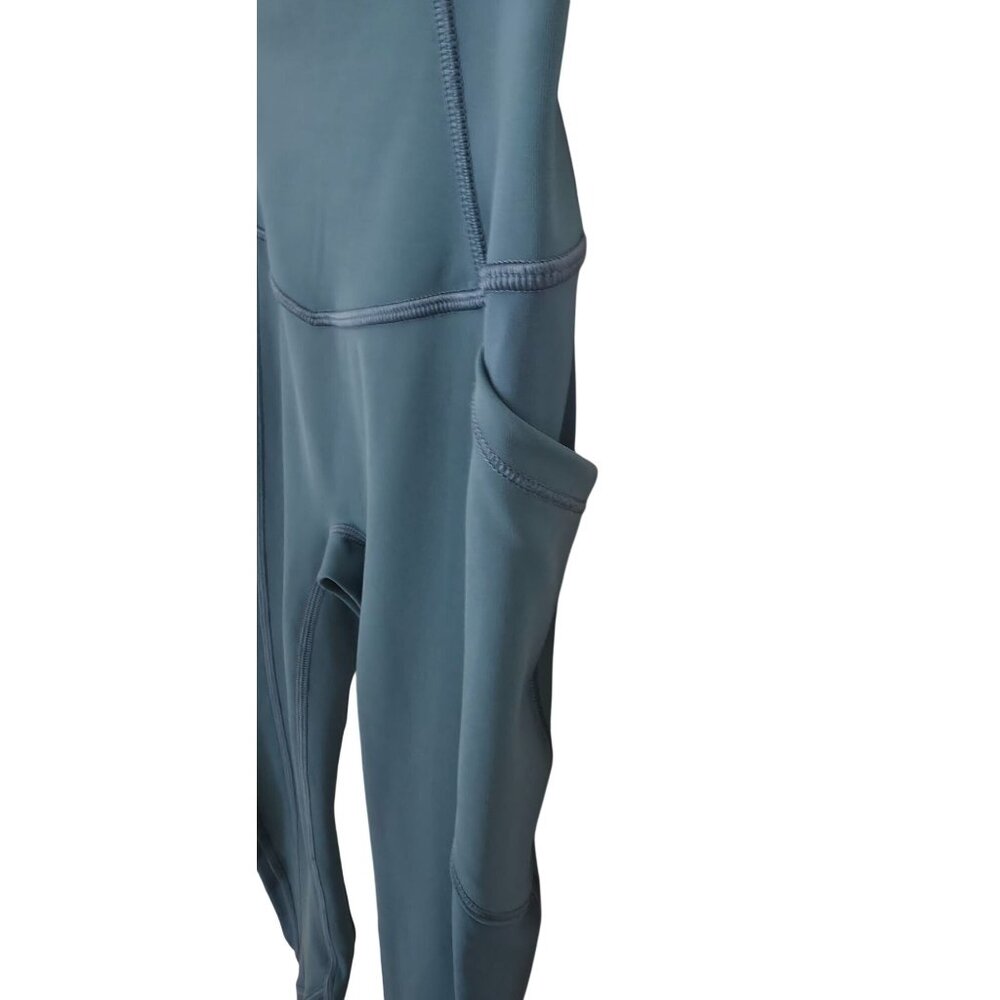 Lululemon All The Right Places Crop II Teal Athletic Leggings Women's Sz 2 - Picture 6 of 10